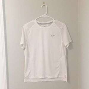 White Dri- Fit Nike Runnibg Shirt